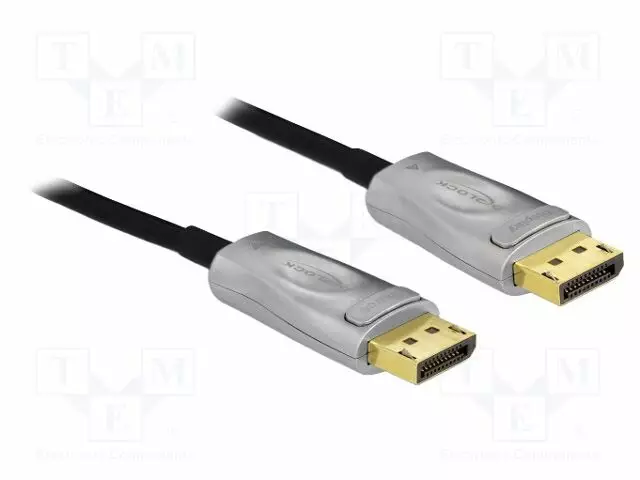 KAAPELI - DISPLAYPORT-PISTOKE,MOLEMMIN PUOLIN - LSZH - PIT: - HDMI, DVI, DisplayPort johdot - DELOCK-84143 - 1