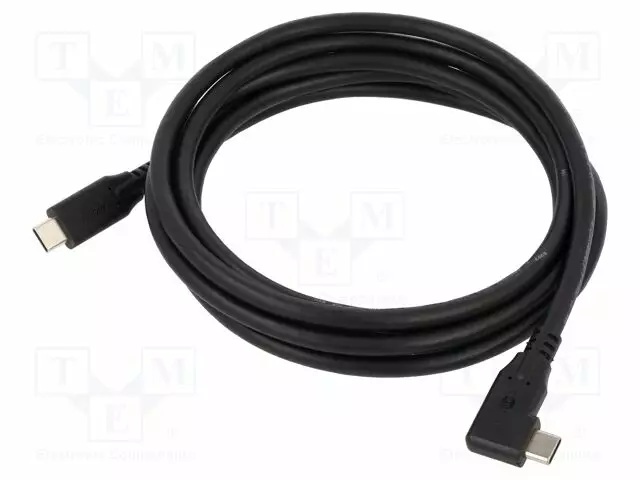 KAAPELI - THUNDERBOLT 3,THUNDERBOLT 4,USB 4.0 - 2M - MUSTA - PVC - USB kaapelit ja adapterit - GOOBAY-79433 - 1