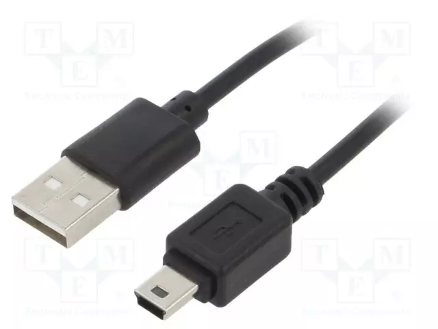 KAAPELI - USB 2.0 - USB A PISTOKE,USB B PIENOISPISTOKE - 1,8M - USB kaapelit ja adapterit - AK-USB-03 - 1
