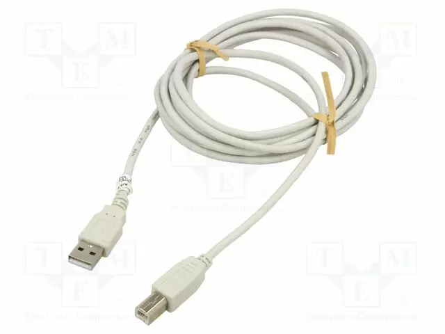KAAPELI - USB 2.0 - USB A PISTOKE,USB B PISTOKE - 3M - HARMAA - USB kaapelit ja adapterit - GOOBAY-68713 - 1