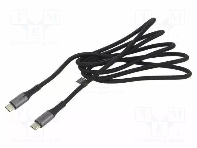 KAAPELI - USB 3.2 GEN 2X2 - USB C PISTOKE,MOLEMMIN PUOLIN - 1,5M - USB kaapelit ja adapterit - CU0433 - 1