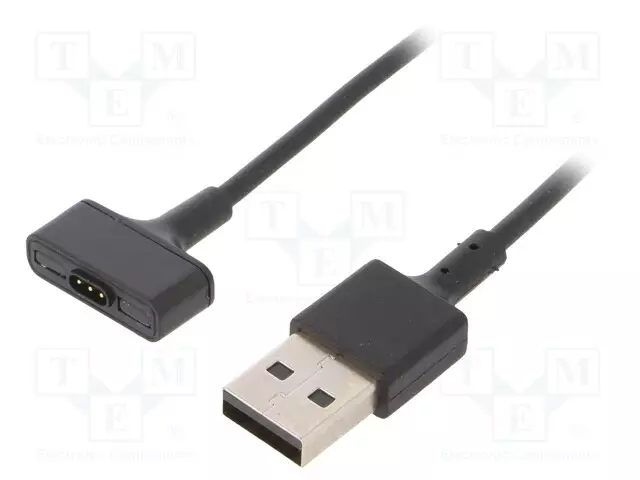 KAAPELI: ÄLYKELLON LATAAMISEEN - FITBIT - 1M - 1A - MUSTA - USB kaapelit ja adapterit - AK-SW-23 - 1