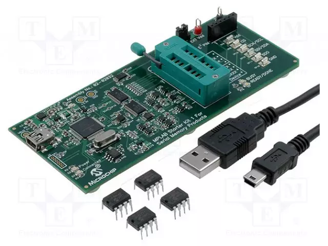 KEHITYSALUSTA - MICROCHIP - DOKUMENTOINTI,USB A-USB B MINI KAAPELI - Microchip kehityspaketit - DV243003 - 1