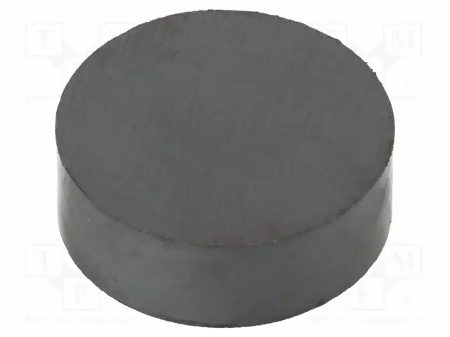 KESTOMAGNEETTI - KOVA FERRIITTI - 16N - Ø: 30,2MM - H: 10,3MM - Teollisuus magneetit - GN55.2HF-30.2-10.3 - 1