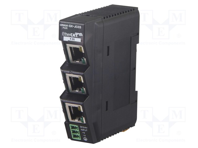 AUTOMATION MODULE: COMMUNICATION - RJ45 X3 - 24VDC - ETHERCAT - PLC ajurit - GX-JC03 - 1