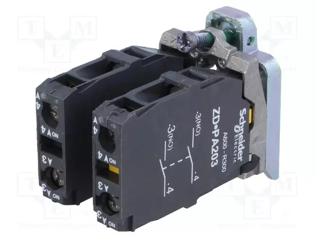 KOSKETINELEMENTTI - 22MM - HARMONY XB4 - ETULEVYLLE - -25÷70°C - Taulukytkimien lisävarusteet - ZD4PA203 - 1