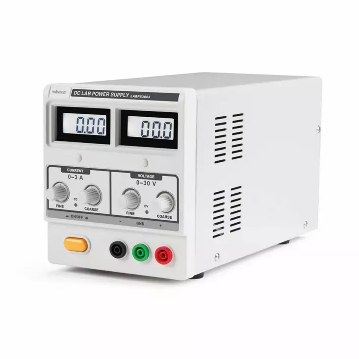 LABORATORIOTEHOLÄHDE 0-30VDC / 0-3A 2x LCD NÄYTTÖ - Laboratorioteholähteet - LABPS3003 - 1