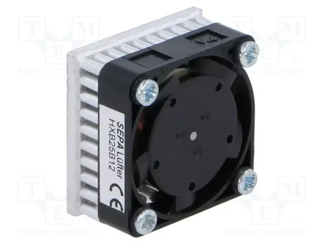 LAITETUULETIN - DC - 12VDC - 25X25X15MM - 17DBA - KUULA - DC 12V tuulettimet - HXB25B12-003 - 1