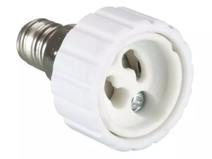 LAMPUNKANTA-ADAPTERI E14 - GU10 - Erikoistilpehööri - ACLAD3 - 1