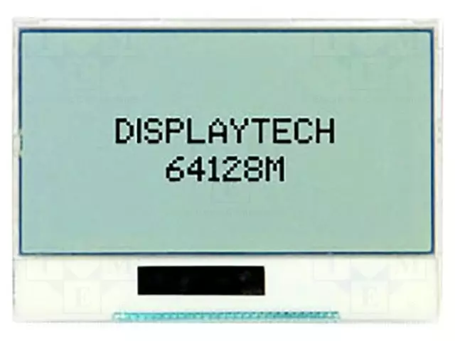LCD NÄYTTÖ - GRAAFINEN - 128X64 - FSTN POSITIVE - 77,4X52,4X10,5MM - Graafiset LCD-näytöt - 64128M-FC-BW-3 - 1