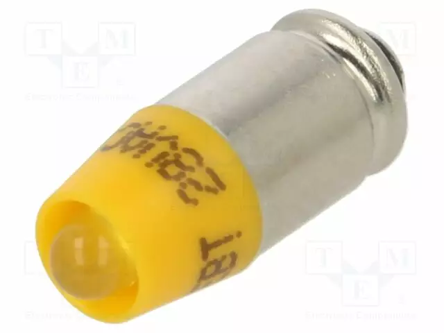 LED LAMPPU - KELTAINEN - S5,7S,T1-3/4 - 28VDC - 28VAC - MUOVI - 3MM - Merkkivalot ja pienoislamput - 1512545UY3 - 1