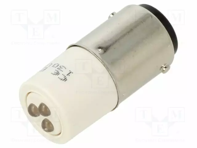 LED LAMPPU - VALKOINEN - BA15D - 130VDC - 130VAC - MUOVI - -20÷60°C - Merkkivalot ja pienoislamput - 1863113W3 - 1