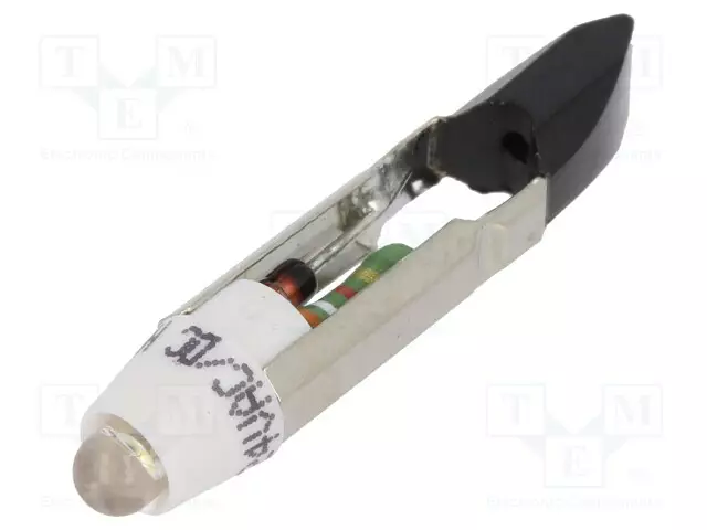 LED LAMPPU - VALKOINEN - T5,5 - 24VDC - 24VAC - Merkkivalot ja pienoislamput - 1505135W3 - 1