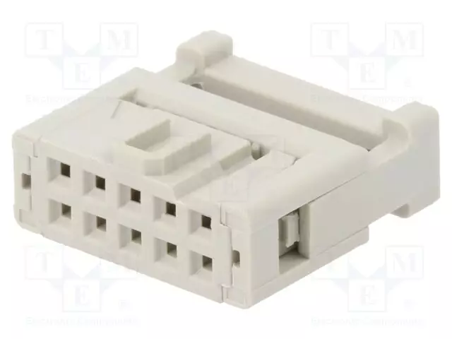 LIITIN: IDC - PISTOKE - NAARAS - PIN: 10 - SUORA - IDC - - 2,54MM - IDC liittimet - 09185107813 - 1