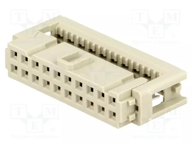 LIITIN: IDC - PISTOKE - NAARAS - PIN: 20 - SUORA - IDC - - 2,54MM - IDC liittimet - 09185206803 - 1