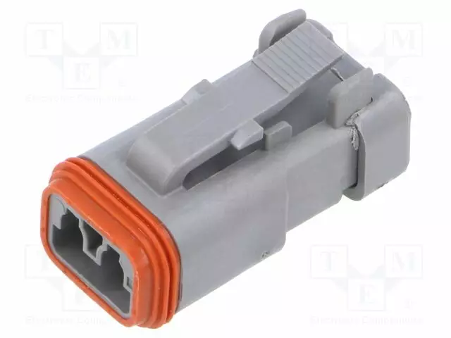 LIITIN: JOHTO-JOHTO - PISTOKE - NAARAS - DT - PIN: 2 - IP68 - JOHTOON - Ajoneuvoliittimet - DT06-2S-E003 - 1