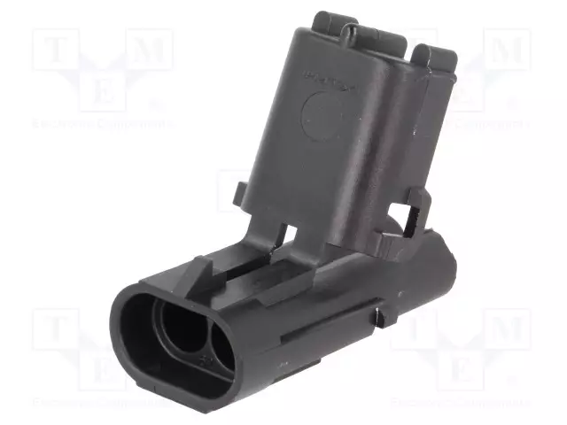 LIITIN: JOHTO-JOHTO - PISTOKE - UROS - WEATHER PACK - PIN: 2 - JOHTOON - Ajoneuvoliittimet - 12010973 - 1