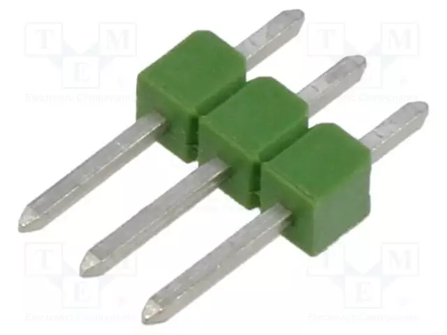 LIITIN: PIN - PIN-LIITIN - UROS - PIN: 3 - THT - AMPMODU MOD II - SUORA - Piikkirimaliittimet - 826936-3 - 1