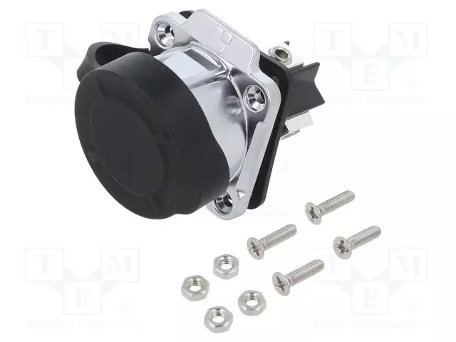 LIITIN: PYÖREÄT - PISTORASIA - KOKO 28 - 02 - UROS - PIN: 3 - 500V - 43A - Erikoisliittimet - 2830-03 - 1