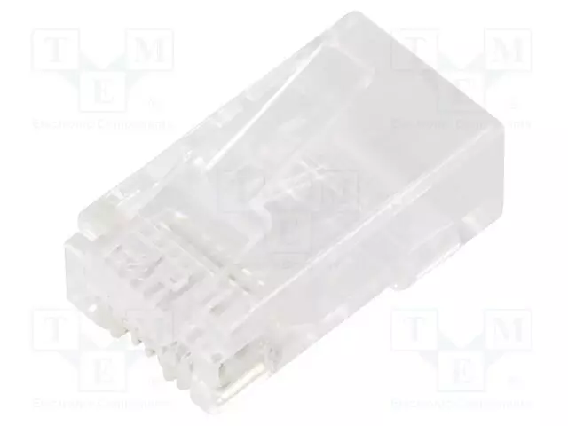 LIITIN: RJ45 - PISTOKE - PIN: 8 - CAT: 5E - LÄPIVIENTILIITIN - 8P8C - IDC - RJ liittimet - 54543 - 1