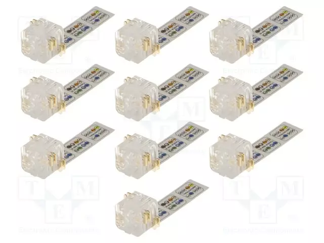LIITIN: SOKERIPALALIITIN - PIN: 8 - PRELINK - IDC - 26AWG÷27AWG - 10KPL - M12 liittimet - 20820000003 - 1
