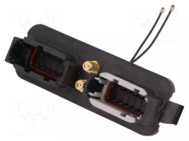 ETUPANEELI - DTM,EEC - PIN: 2X12 - THT - MALLI: SMA X2 - 100MM - Ajoneuvoliittimet - DTM1312PA12PBR203 - 1