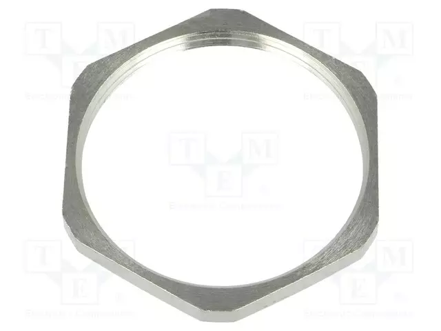 MUTTERI - PG36 - MESSINKI - 51MM - KIERRE: PG - PINNOITE: NIKKELI - Läpivientikappaleiden mutterit - BM2703 - 1