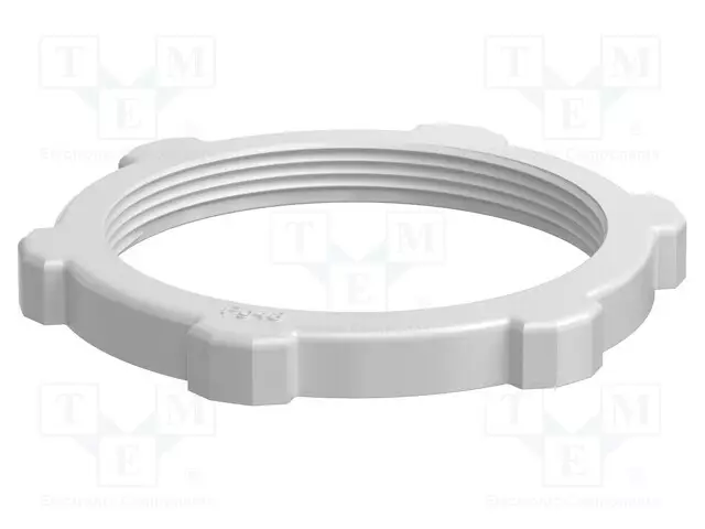 MUTTERI - PG48 - POLYSTYREENI - PAKS.: 8MM - AVAIN: 70MM - VAALEANHARMAAA - Läpivientikappaleiden mutterit - OBO-2043483 - 1