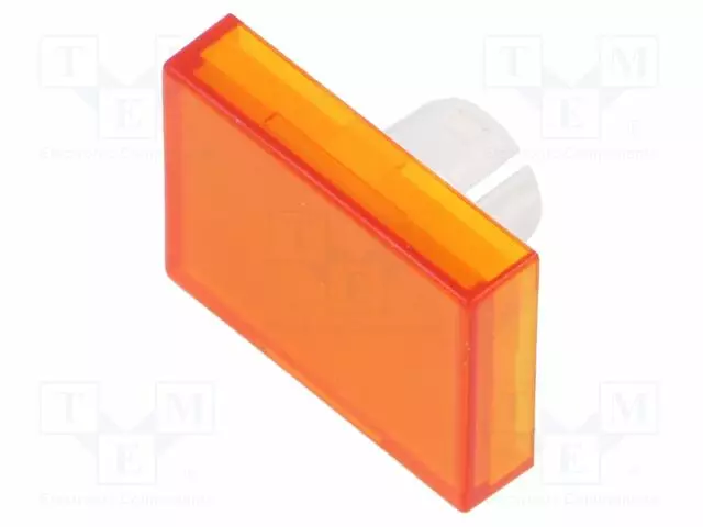 NÄPPÄIMEN LINSSI - 22MM - 61 - ORANSSI,LÄPINÄKYVÄ - MUOVI - Taulukytkimien lisävarusteet - 61-9681.3 - 1