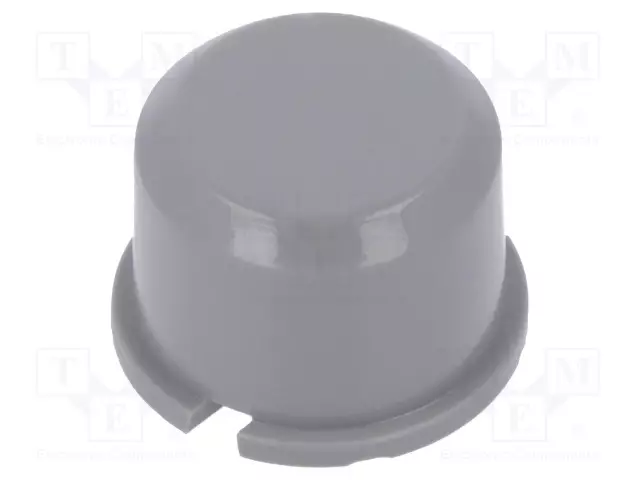 NÄPPÄIN - PYÖREÄ - HARMAA - Ø9,6MM - MUOVI - TACT mikrokytkimet - MEC1D03 - 1