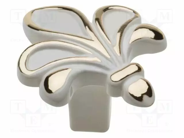 NUPPI - H: 25,5MM - ZAMAK - W: 44MM - PIT: 35MM - ROYAL - PÄÄLLYSTE: LAKKA - Sormiruuvit ja nupit - GTV-GZ-RL3-1-10-03 - 1