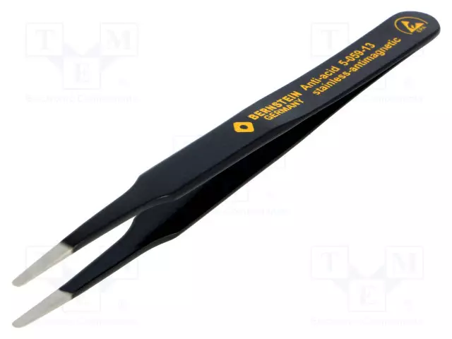 PINSETTI - ANTIMAGNEETTISET - PÄÄNLEV: 2MM - PINSETIN PIT: 120MM - ESD - ESD-atulat - BRN-5-059-13 - 1
