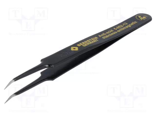 PINSETTI - ANTIMAGNEETTISET - PINSETIN PIT: 110MM - TERÄT: KAPEAT - ESD - ESD-atulat - BRN-5-052-13 - 1