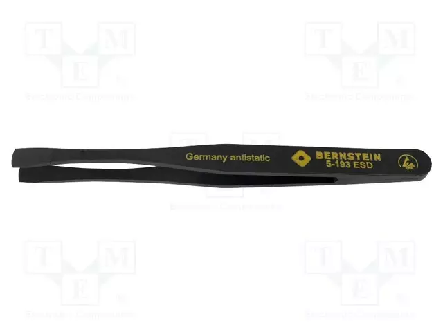 PINSETTI - TERÄN KÄRJEN MUOTO: LAPIO - PINSETIN PIT: 120MM - ESD - ESD-atulat - BRN-5-193 - 1