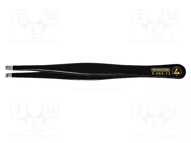 PINSETTI - TERÄN KÄRJEN MUOTO: PYÖREÄ - PINSETIN PIT: 120MM - ESD - ESD-atulat - BRN-5-065-13 - 1