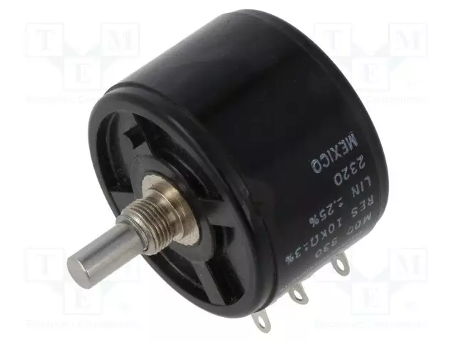 POTENTIOMETRI: AKSIAALINEN - MONIKIERROS - 10KOHM - 3W - ±3% - 6MM - THT - Lankapotentiometrit - 830B1103 - 1