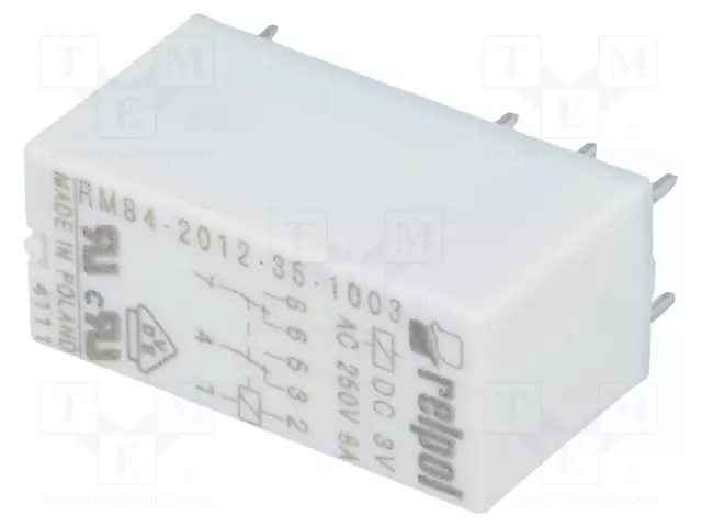 RELE - DPDT - UKELAN: 3VDC - 8A - 8A/250VAC - RM84 - Pienoisreleet - RM84-2012-35-1003 - 1