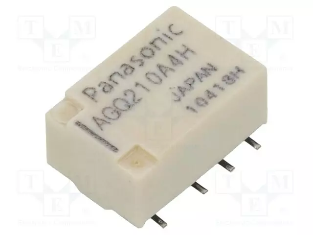 RELE - UKELAN: 3VDC - DPDT - IKOSKETINTEN MAX: 2A - Pienoisreleet - AGQ200S03 - 1