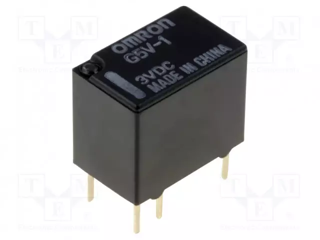 RELE - SPDT - UKELAN: 3VDC - IKOSKETINTEN MAX: 1A - Pienoisreleet - G5V1-3 - 1