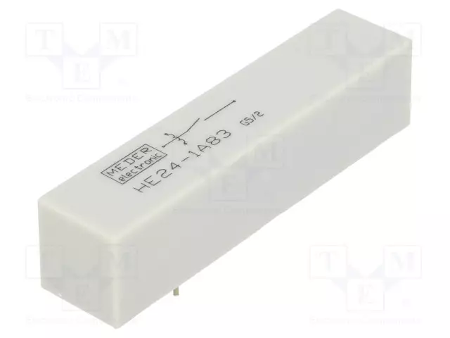 RELE: TYHJIÖRELE - SPST-NO - UKELAN: 24VDC - 5A - MAX.7,5KVDC - 50W - PCB - Reedreleet - HE241A83 - 1