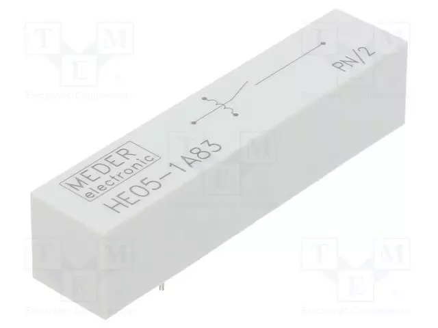 RELE: TYHJIÖRELE - SPST-NO - UKELAN: 5VDC - 5A - MAX.7,5KVDC - 50W - PCB - Reedreleet - HE051A83 - 1