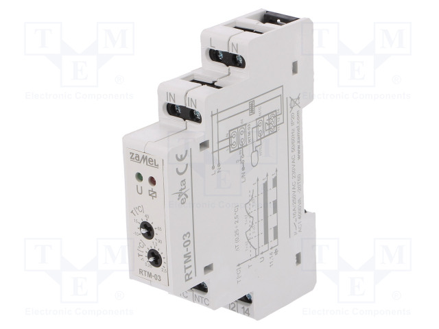 AUTOMATION MODULE: REGULATOR - NTC - TEMPERATURE - -20÷60°C - RTM - Säädinmoduulit - RTM-03 - 1