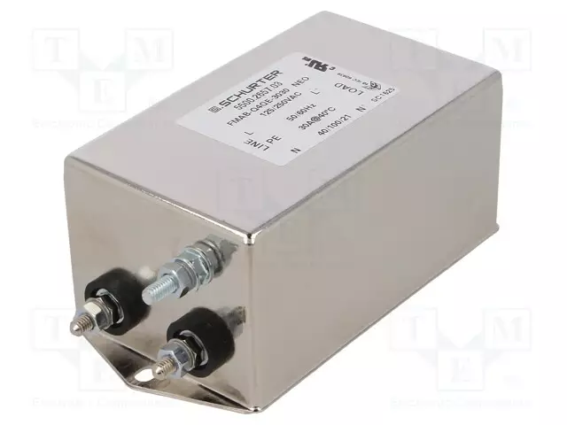 SUODATIN: HÄIRIÖSUOJA-YKSIVAIHEINEN - 250VAC - ITOIMINTA MAX: 30A - Häiriönpoistosuotimet - 5500.2657.03 - 1