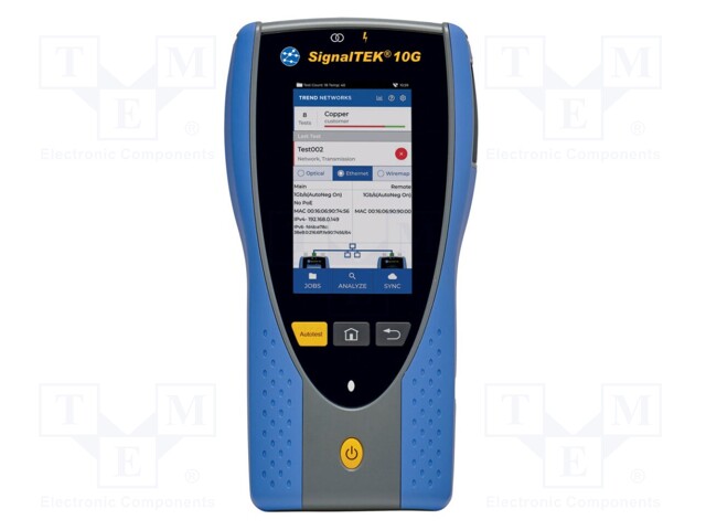 TESTERI: 10G VERKKOANALYSAATTORI - LCD - LIITÄNTÄ: USB,WIFI - LAN Testerit - TNET-R157003 - 1