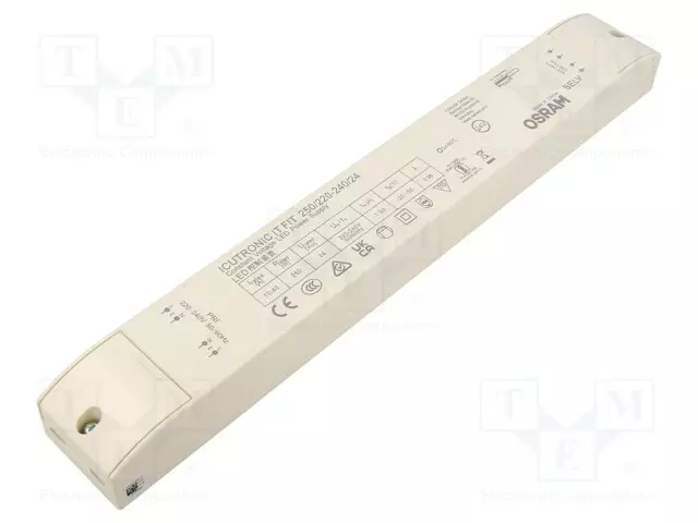VIRTALÄHDE: IMPULSSI - LED - 250W - 24VDC - 220÷240VAC - IP20 - -20÷50°C - LED teholähteet - 4062172168083 - 1