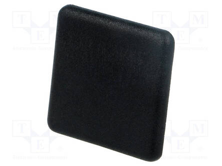 ALUMIINIPROFIILIN PÄÄTY - URAN LEVEYS 6MM - W: 30MM - L: 30MM - MUSTA - Alumiiniprofiilien lisätarvikkeet - FA-091184 - 1