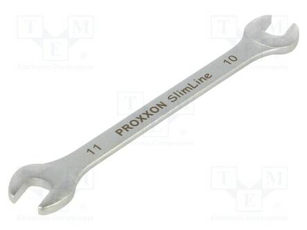 WRENCH: FLAT - DOUBLE-SIDED - 10MM,11MM - CHROM-VANADIUM STEEL - Vääntötyökalut ja kiintolenkit - PR23834 - 1