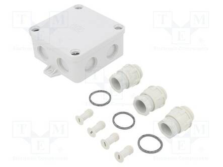 KYTKENTÄRASIA - X: 94MM - Y: 94MM - Z: 45MM - DUROPLAST - IP67 - Kytkentärasiat - OBO-2001934 - 1