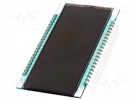 NÄYTTÖ: LCD - 7-SEGMENTTI- (DIGITAALINEN) - STN POSITIVE - -40÷90°C - Digitaaliset LCD-näytöt - DE131-RU-308.4 - 1