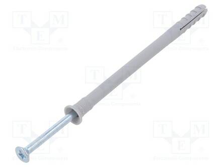 PLASTIC ANCHOR - WITH SCREW - 8X120 - ZINC-PLATED STEEL - N - 100PCS. - Ruuvit - muut - FISCHER-48794 - 1
